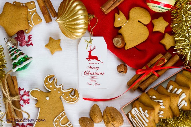 Xmas postcard/milkandbun