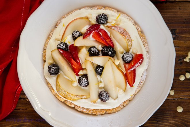 Pear&Blackberry Tart
