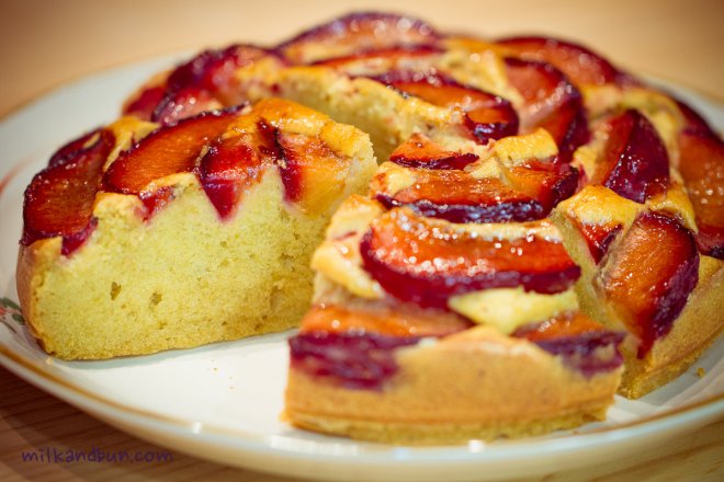 Tender and Tasty Plum cake