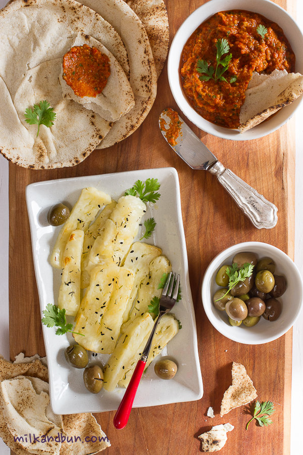 Arabic mezze platter