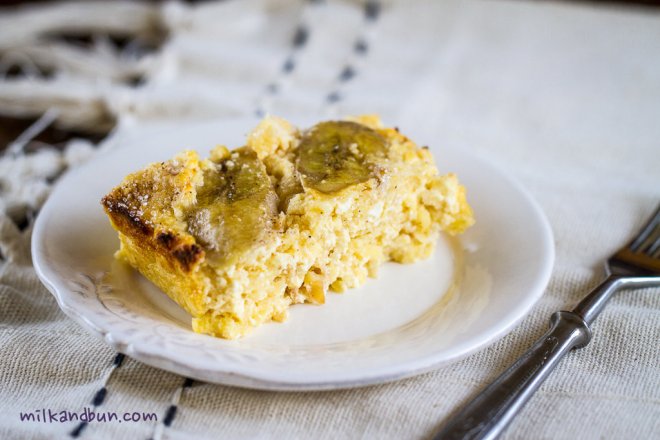 Tvorog-apple-banana Bake