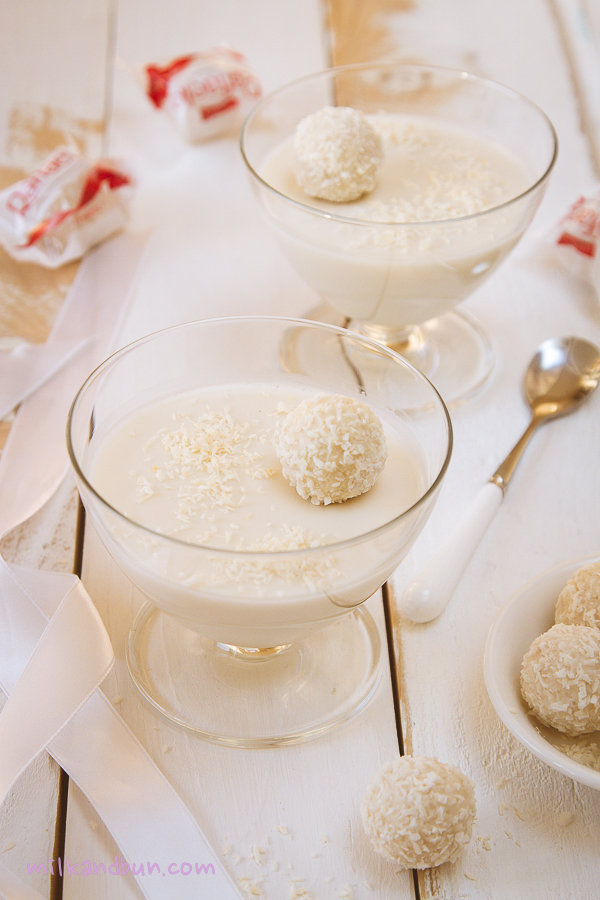 panna cotta with coconut milk