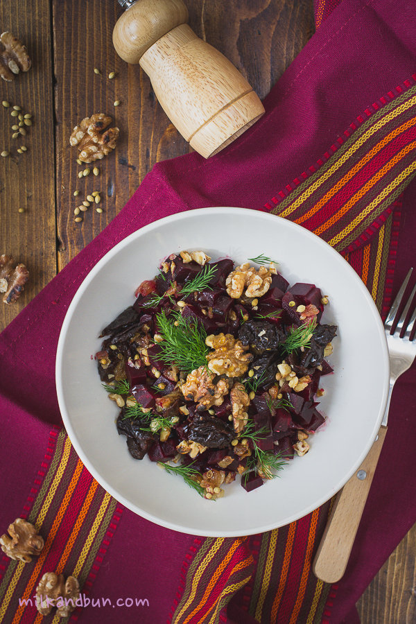 MonasteryBeetroot Salad with coriander seeds